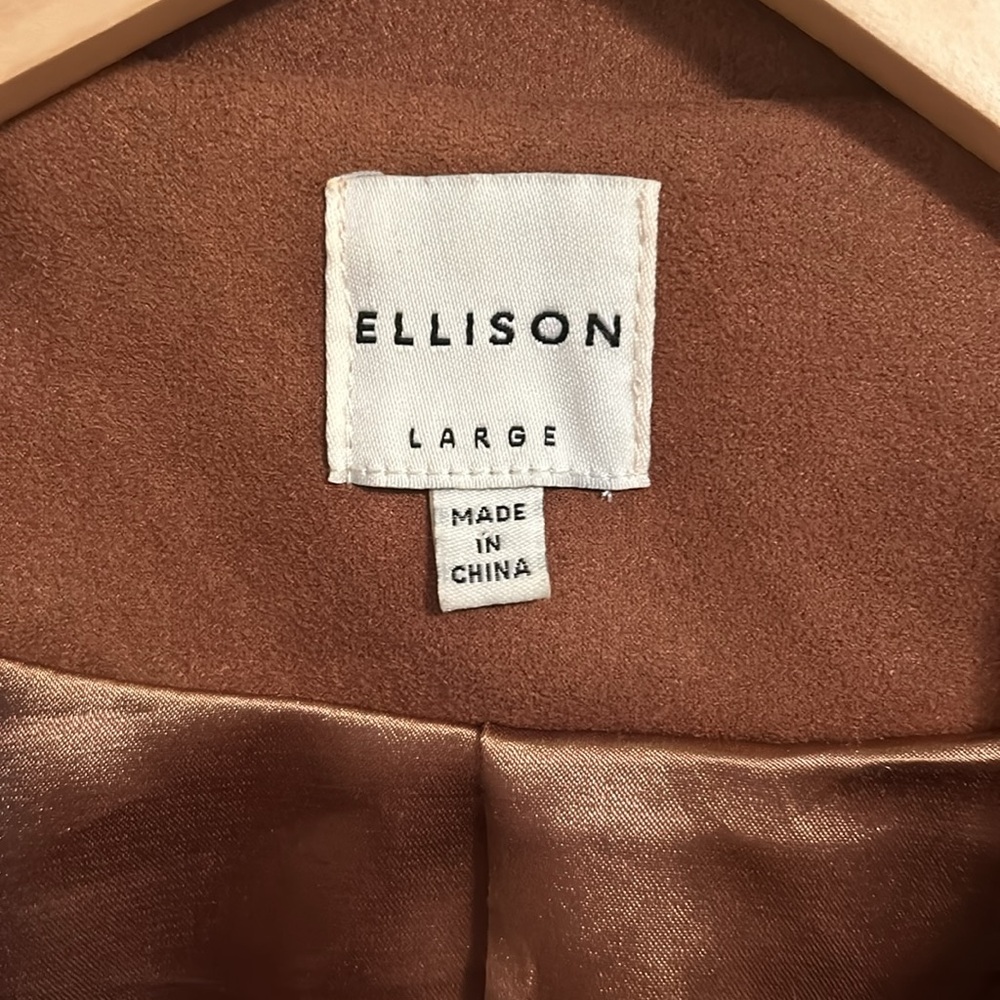 Ellison L Faux Suede Jacket - Picture 3 of 15